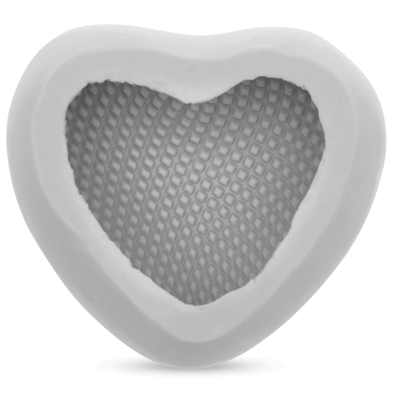 Rico Design Silicone Candle Mold - Small Heart, 2.4" x 2.2" x 1.3"